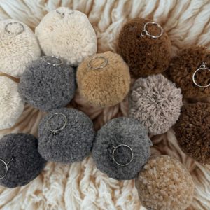 Paca Pom-Pom Keyrings