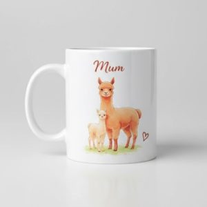 Alternative view of Ceramic Alpaca "Mum" Mug & Coaster Gift Set